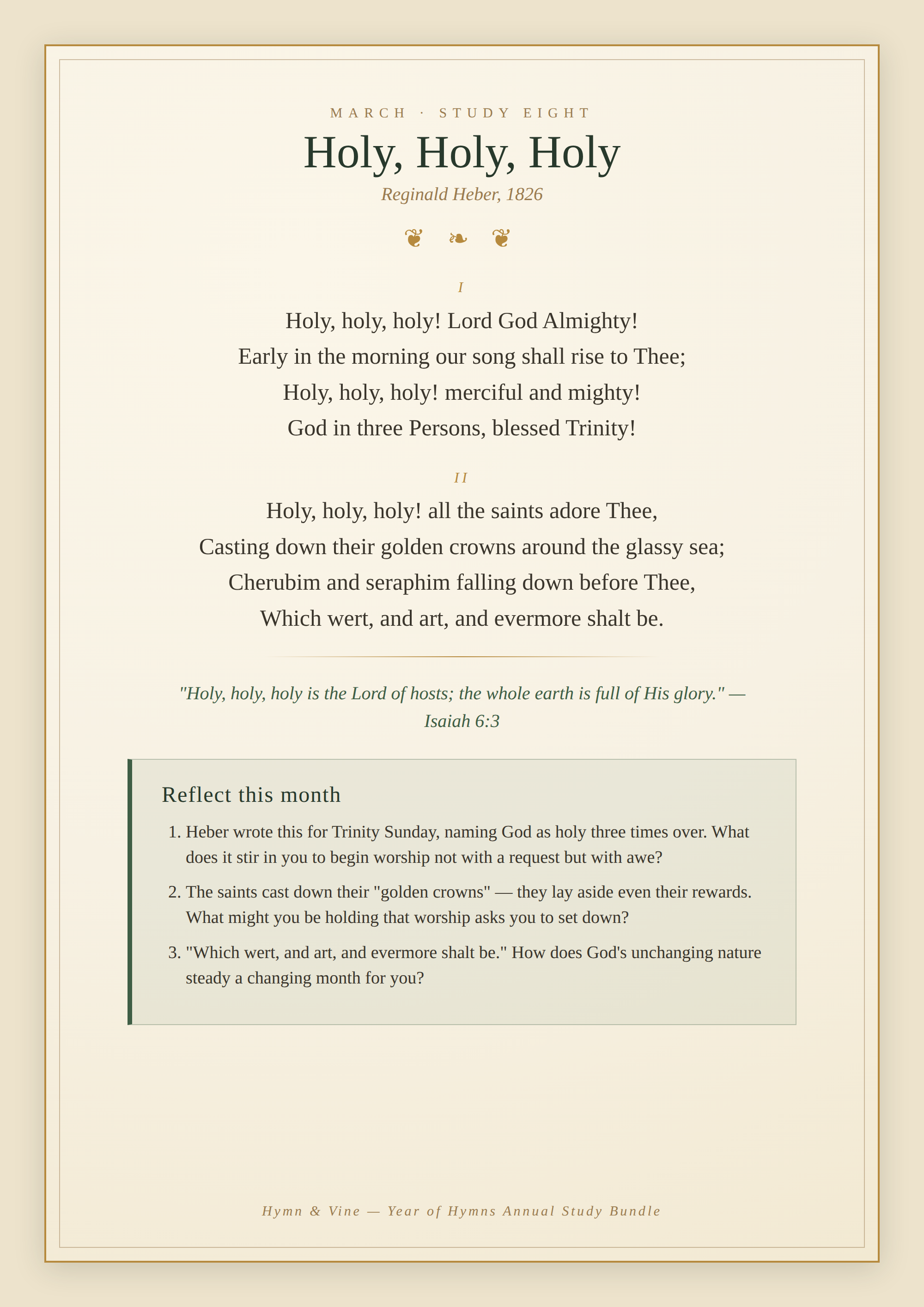 Year of Hymns Annual Study Bundle preview 1
